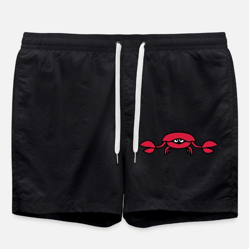 underwater_crab_3c - Swim Trunks - black