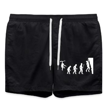 Chemise d'escalade - Short de bain - noir - Devant - AI Model Male 185 light (185cm)