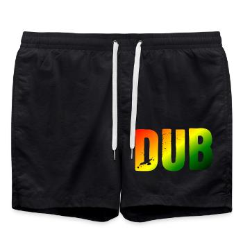 DUB - Short de bain - noir - Devant - AI Model Male 185 light (185cm)