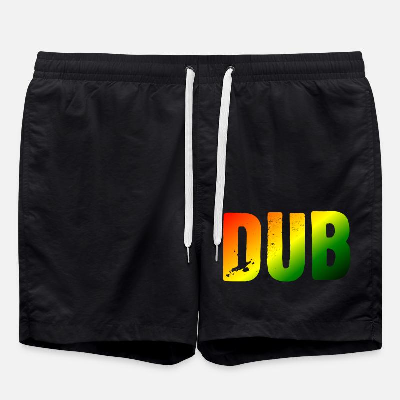 DUB - Badeshorts - Schwarz