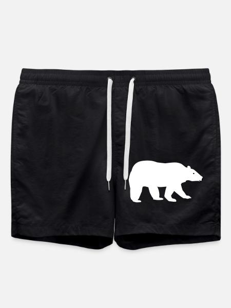 Eisbär - Badeshorts - Schwarz