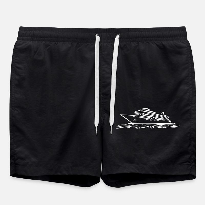 ship - Swim Trunks - black