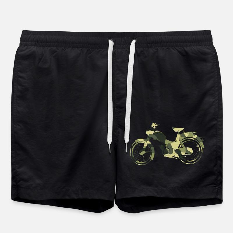 Mofa MV 50 camouflage - Swim Trunks - black