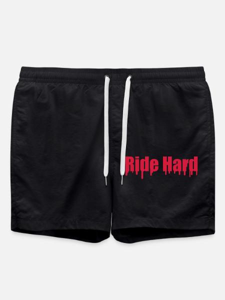 Ride Hard - Swim Trunks - black