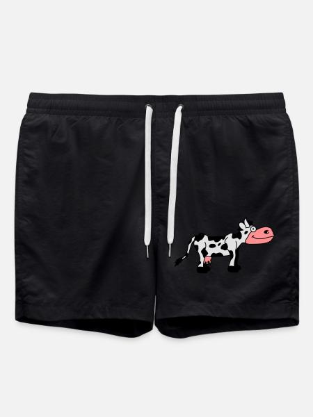 Cow Comic - Short de bain - noir