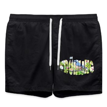 printemps 1 - Short de bain - noir - Devant - AI Model Male 185 light (185cm)