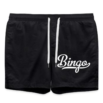 bingo - Swim Trunks - black - Front - AI Model Male 185 light (185cm)
