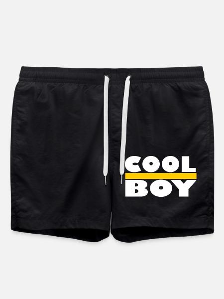 Cool boy - Swim Trunks - black