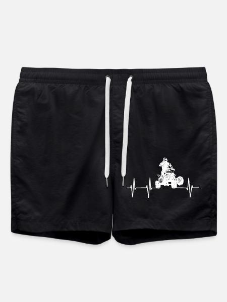 Quad heart rate - Swim Trunks - black