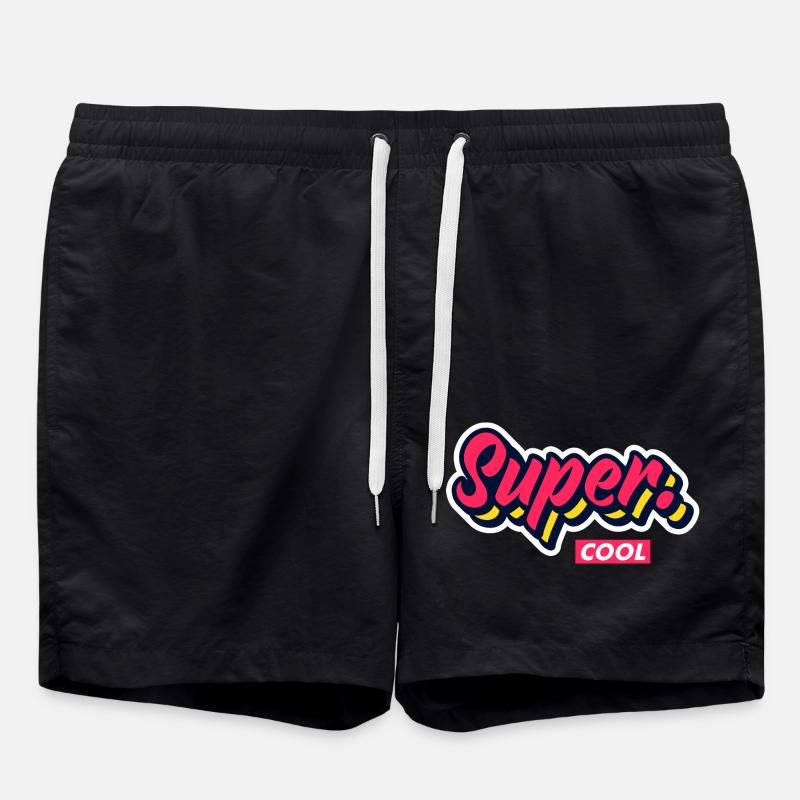 super cool - Short de bain - noir