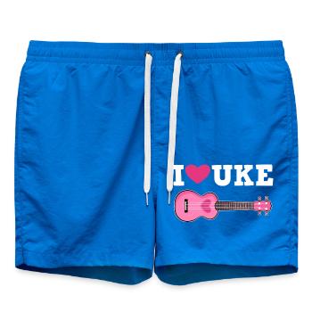 Ukulele Ich Liebe - Badeshorts - Cobalt blue - Vorne