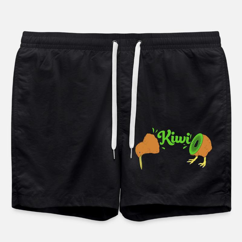 kiwi-oiseau kiwi - Short de bain - noir
