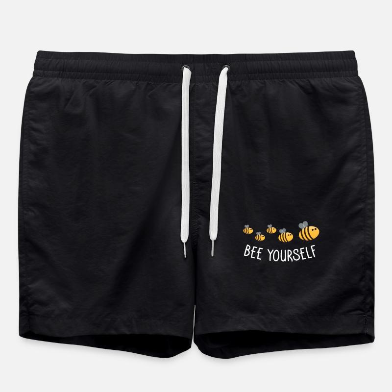 Bee yourself - Swim Trunks - black