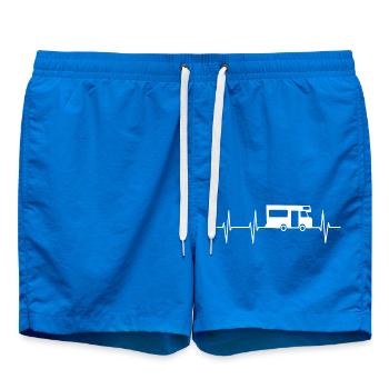 Motorhome Heartbeat Camper Fréquence cardiaque - Short de bain - cobalt blue - Devant