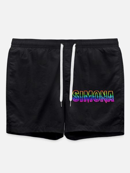 simona rs regenbogen - Badeshorts - Schwarz