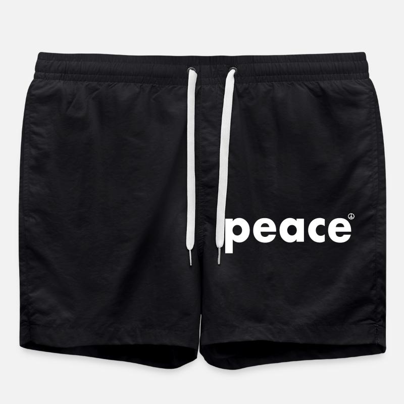 Peace - Short de bain - noir