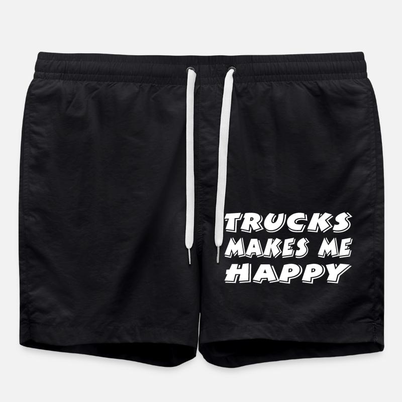 Camions - Short de bain - noir