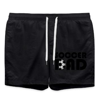 Design Soccer Dad Logo - Swim Trunks - black - Front - AI Model Male 185 light (185cm)