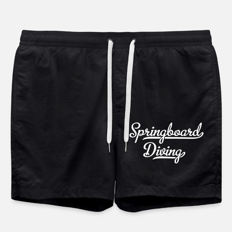 Turmspringen - Badeshorts - Schwarz