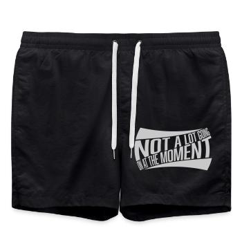 Not much going on - Badeshorts - Schwarz - Vorne - AI Model Male 185 light (185cm)