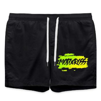 Motocross - Short de bain - noir - Devant - AI Model Male 185 light (185cm)