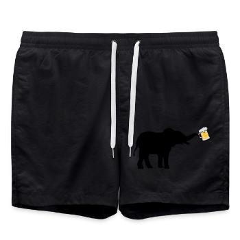 Bière Jug Elephant cool - Short de bain - noir - Devant - AI Model Male 185 light (185cm)