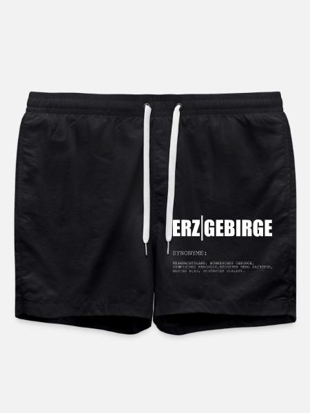 Erzgebirge Synonym - Badeshorts - Schwarz