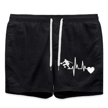 Club de basket-ball Amateurs de basket-ball Joueurs de basket-ball - Short de bain - noir - Devant - AI Model Male 185 light (185cm)