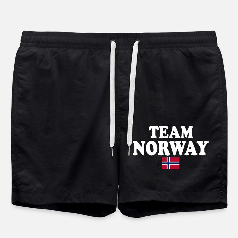Team norway - Short de bain - noir