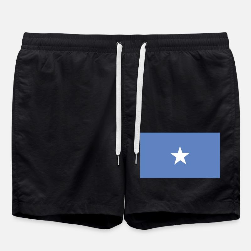 Somalia Flag - Swim Trunks - black