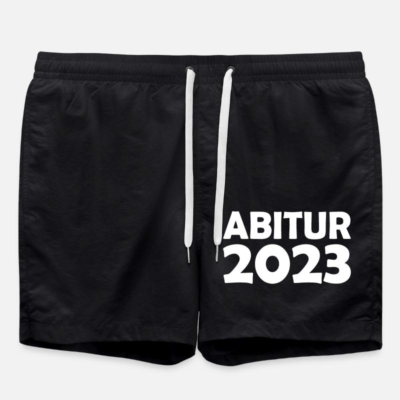 Abitur 2023 - Badeshorts - Schwarz