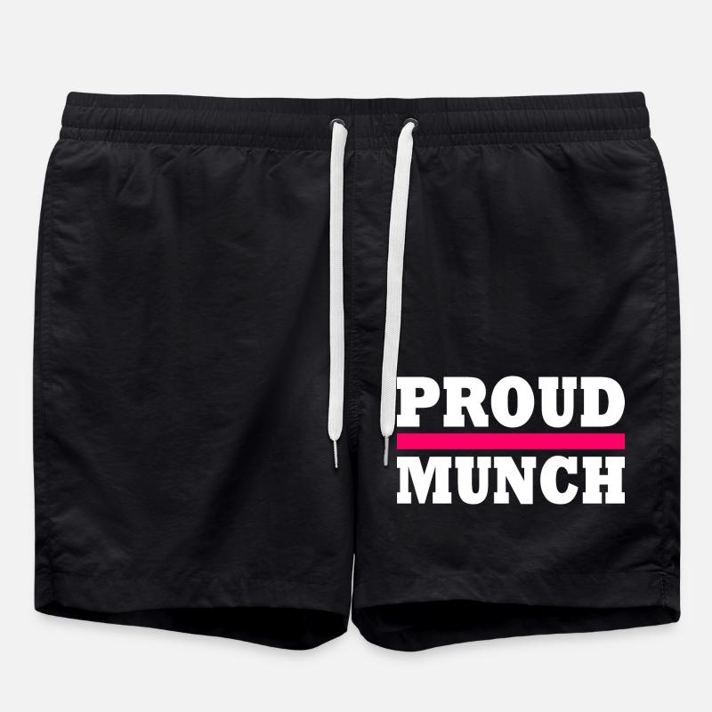 Proud munch - Short de bain - noir