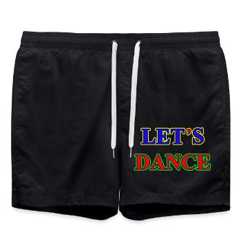 Letsdance E - Swim Trunks - black - Front - AI Model Male 185 light (185cm)