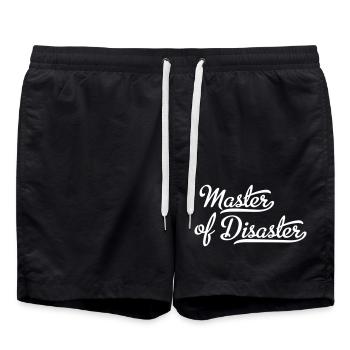 Maître du désastre - Short de bain - noir - Devant - AI Model Male 185 light (185cm)