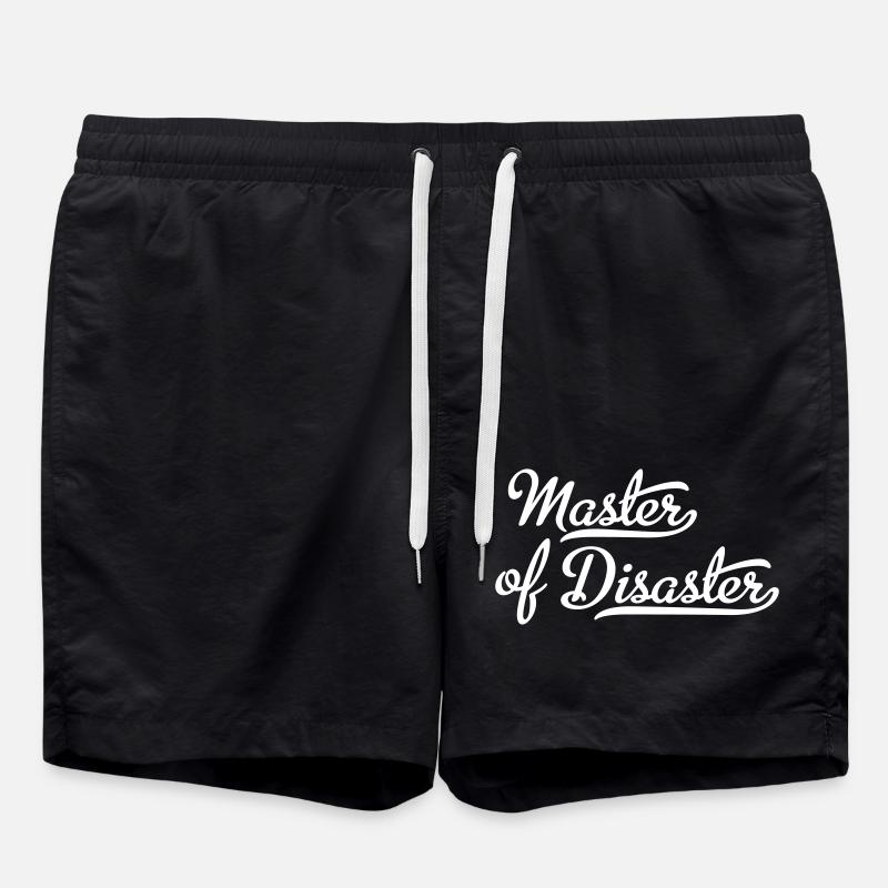 Master of Disaster - Swim Trunks - black