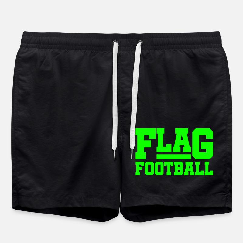 Flag Football Joueurs Joueurs Équipe - Short de bain - noir