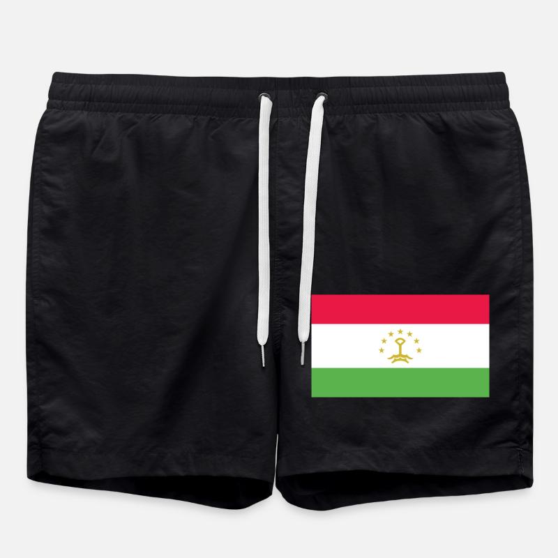 Drapeau du Tadjikistan - Short de bain - noir