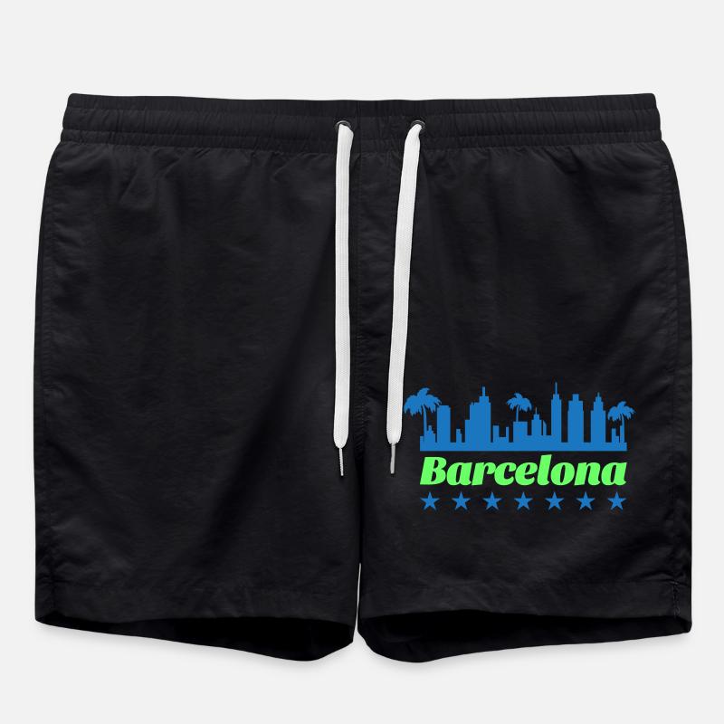Barcelone - Short de bain - noir