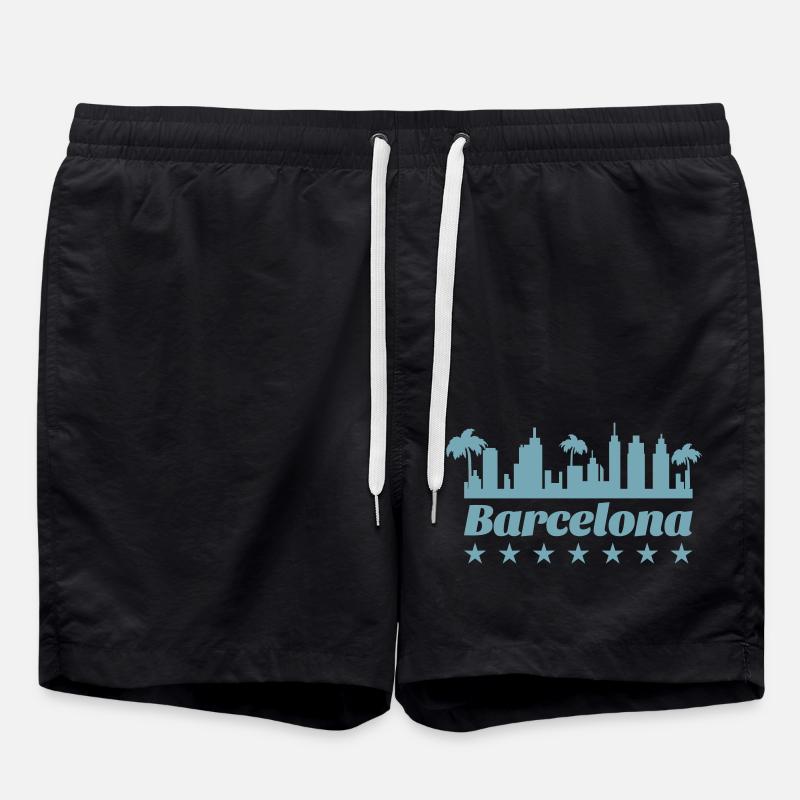 Barcelone - Short de bain - noir
