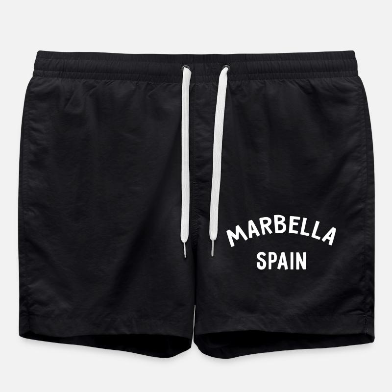 Marbella Spain Spain España - Swim Trunks - black