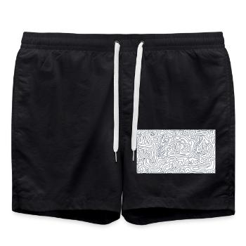 Feinheiten für das, was passiert - Badeshorts - Schwarz - Vorne - AI Model Male 185 light (185cm)