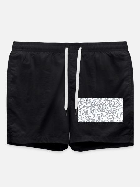 Intricacies for what happens - Swim Trunks - black