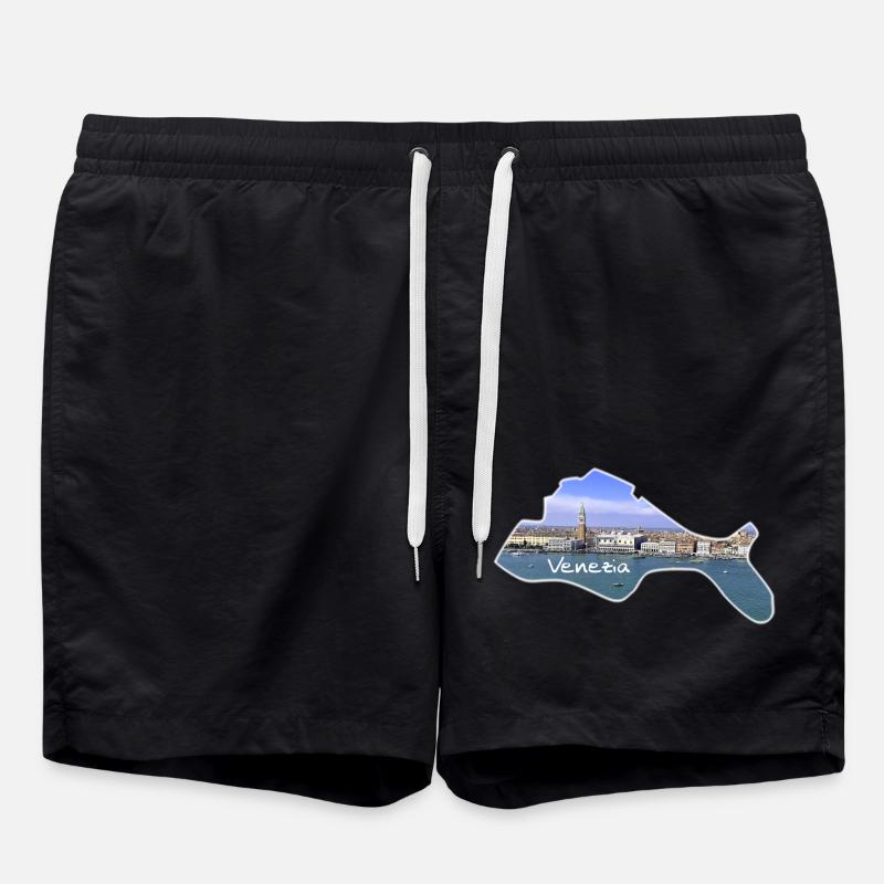Venezia - Venedig - Badeshorts - Schwarz