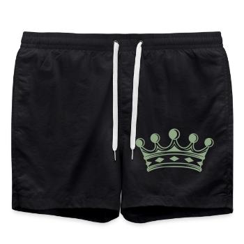 crown - Swim Trunks - black - Front - AI Model Male 185 light (185cm)