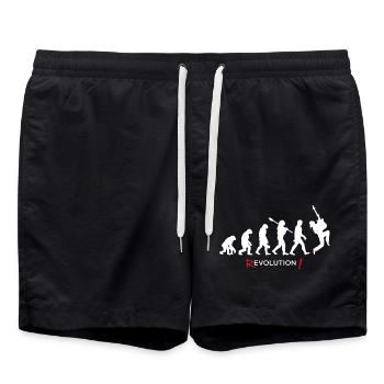 Revolution - Evolution Man Fun Twist 08 - Badeshorts - Schwarz - Vorne - AI Model Male 185 light (185cm)