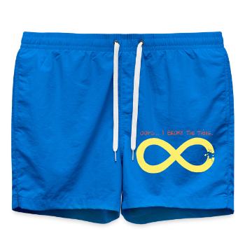 Infinity hat ein Problem. - Badeshorts - Cobalt blue - Vorne