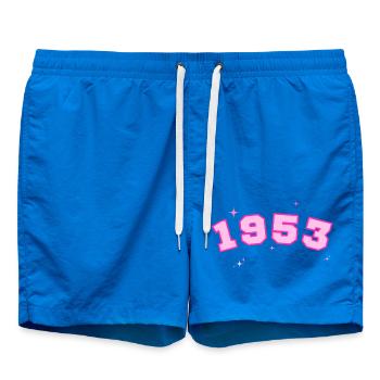 1953 Rose Star - Swim Trunks - cobalt blue - Front