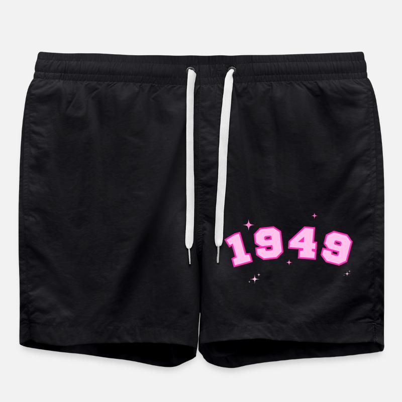 1949 rose étoile - Short de bain - noir
