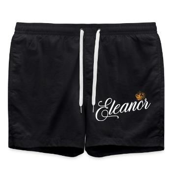 Eleanor Custom Name for Women Kids Toddlers - - Swim Trunks - black - Front - AI Model Male 185 light (185cm)