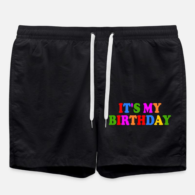 Its my birthday - Badeshorts - Schwarz